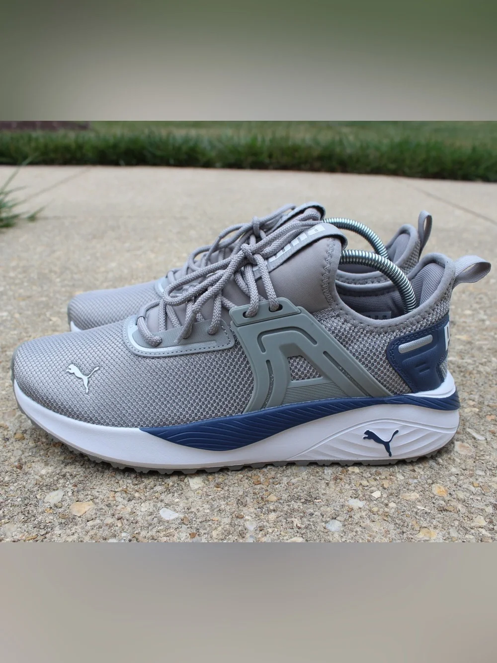 Puma Pacer 23 Tech Overload Grey Shoes Sz 10